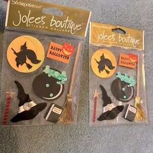 Jolee’s Boutique Halloween Sticker Collage Scrapbook Design NEW Dimensional 14pc